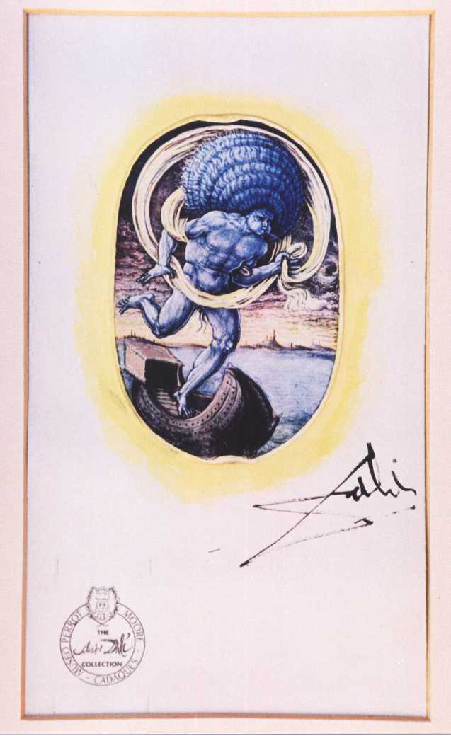 Tarot Watercolors - Pentacle 2
